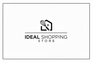 Ideal Shopping Store Black & White Logo